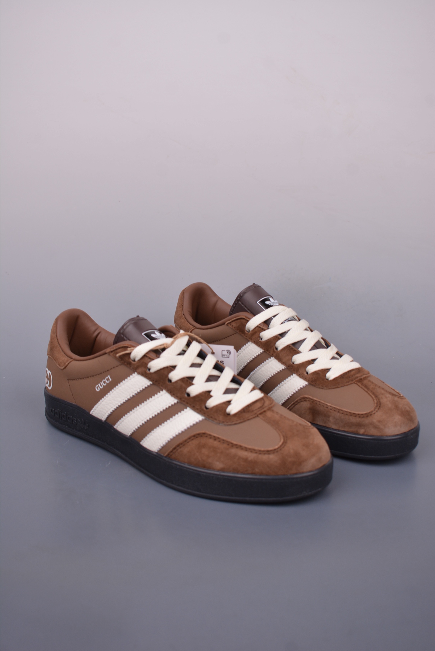 Adidas Samba OG x Gucci Brown Leather Sneakers - Retro Samba Shoes 2 i1748214681635 26 0 0