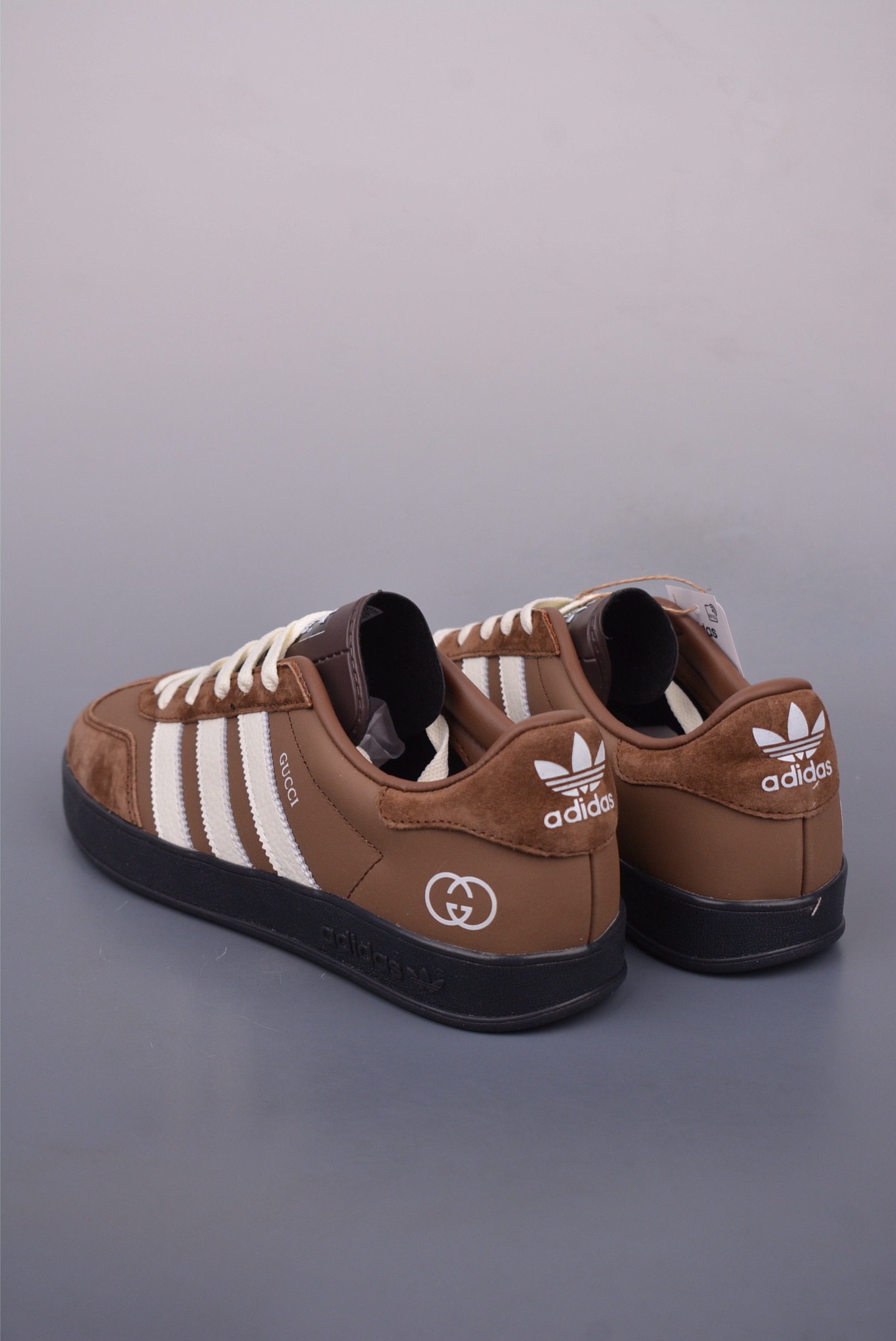 Adidas Samba OG x Gucci Brown Leather Sneakers - Retro Samba Shoes 3 i1748214681671 5155 0 1