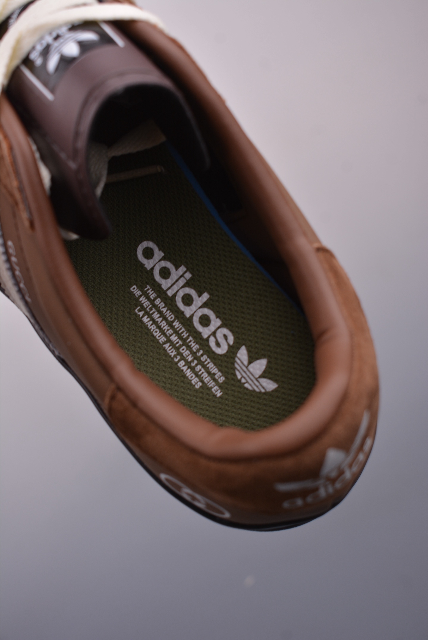Adidas Samba OG x Gucci Brown Leather Sneakers - Retro Samba Shoes 10 i1748214684171 456 0 8