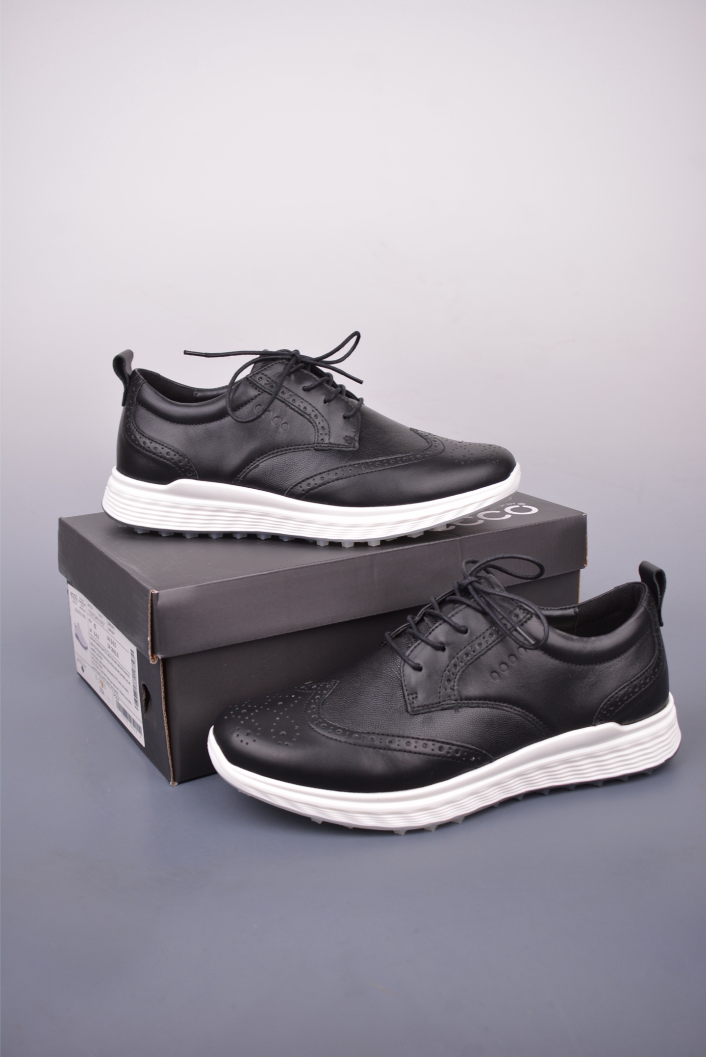 ECCO Men's Leather Wingtip Oxford Shoes - Comfortable & Stylish 6 i1748215055405 8755 0 4