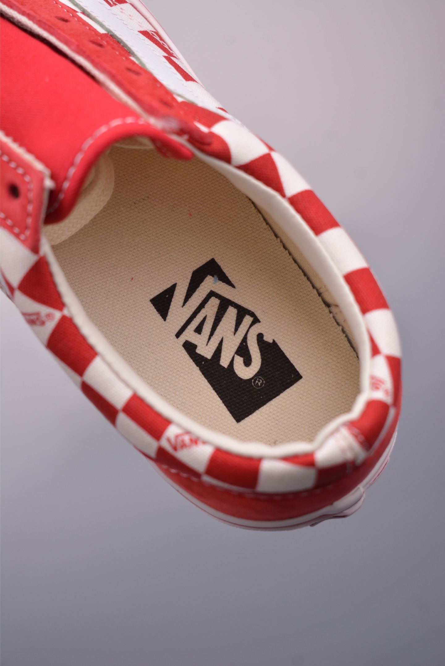 Vans Old Skool 36 LX-BMX 官方新款 白红棋盘格休闲帆布鞋 VN000D57ERY