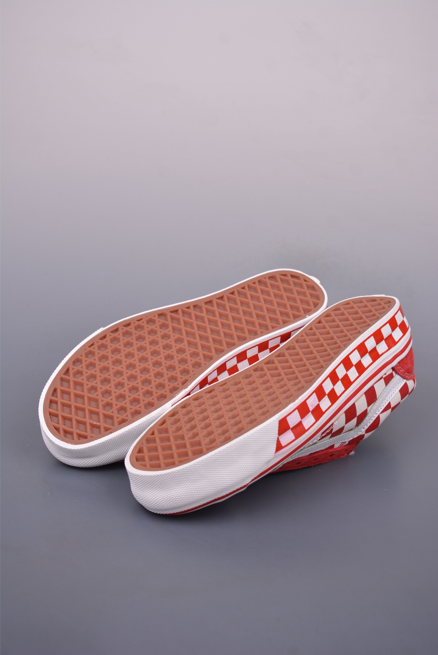 Vans Old Skool 36 LX-BMX 官方新款 白红棋盘格休闲帆布鞋 VN000D57ERY