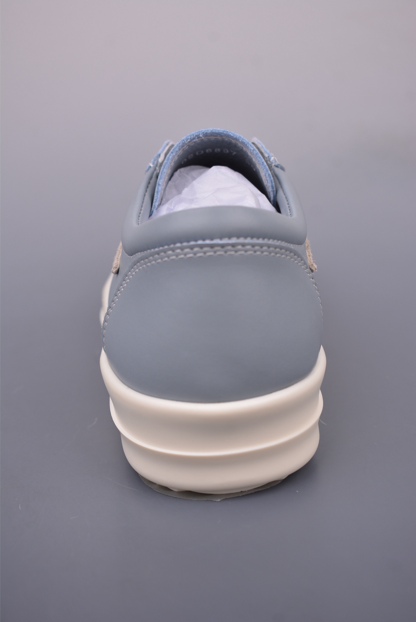 Rick Owens RO Mega Low-Top Sneakers - Haze Blue Leather, Stylish & Durable 4 i1748304827475 9702 0 3