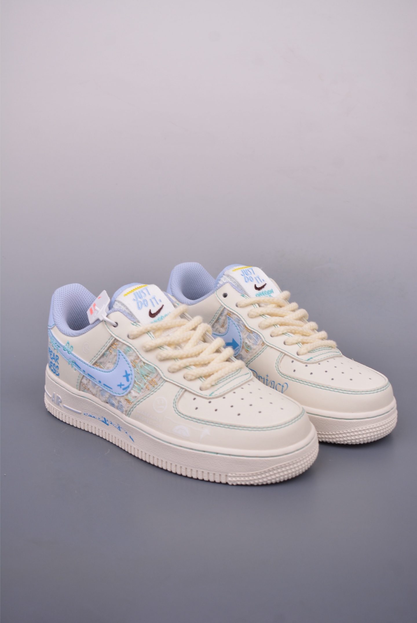 Nike Air Force 1 Low FJ7740-510 Blue Whisper Honeycomb Cushion Sneakers 1 i1748385176953 1188 0 0