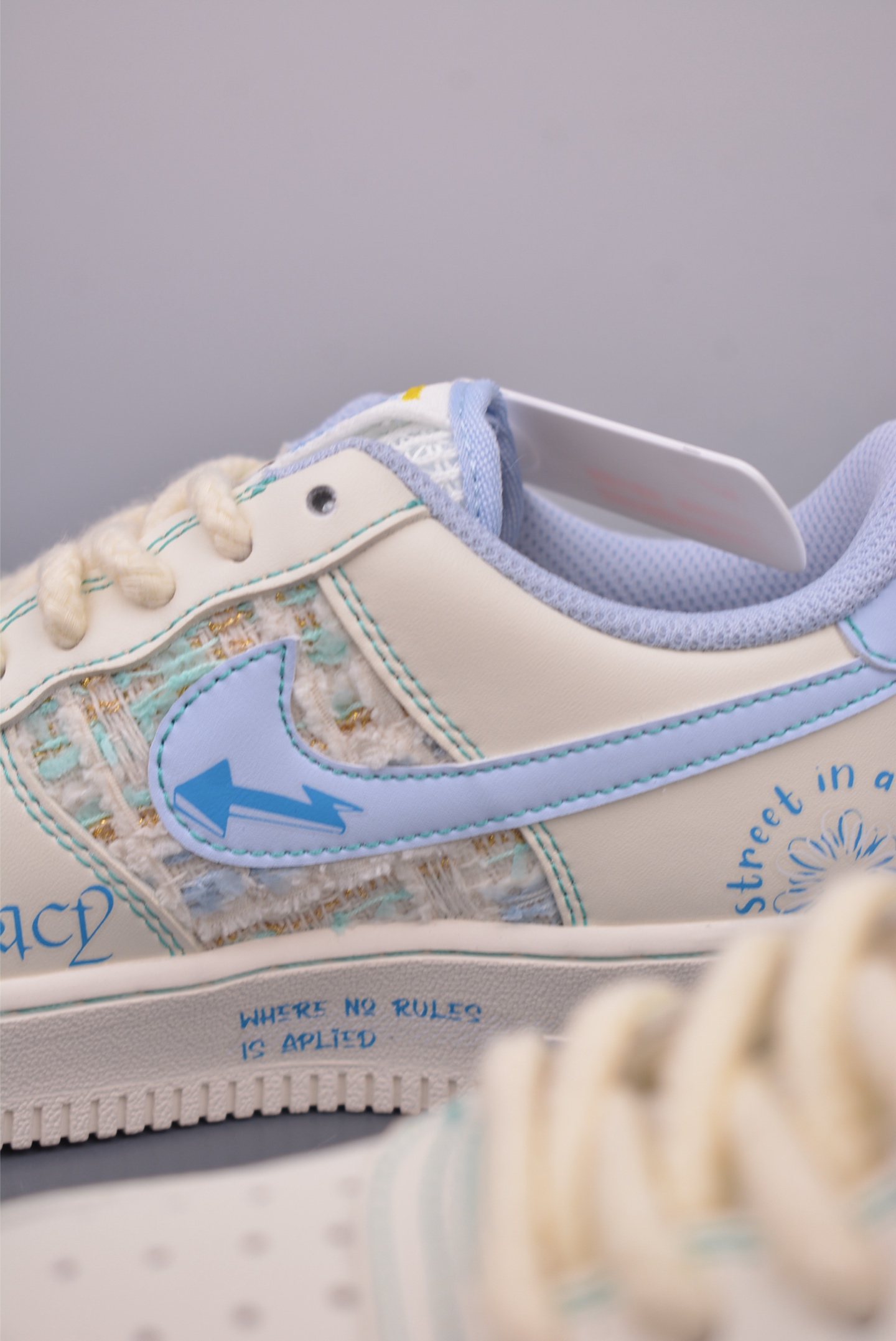 Nike Air Force 1 Low FJ7740-510 Blue Whisper Honeycomb Cushion Sneakers 8 i1748385178920 9108 0 7