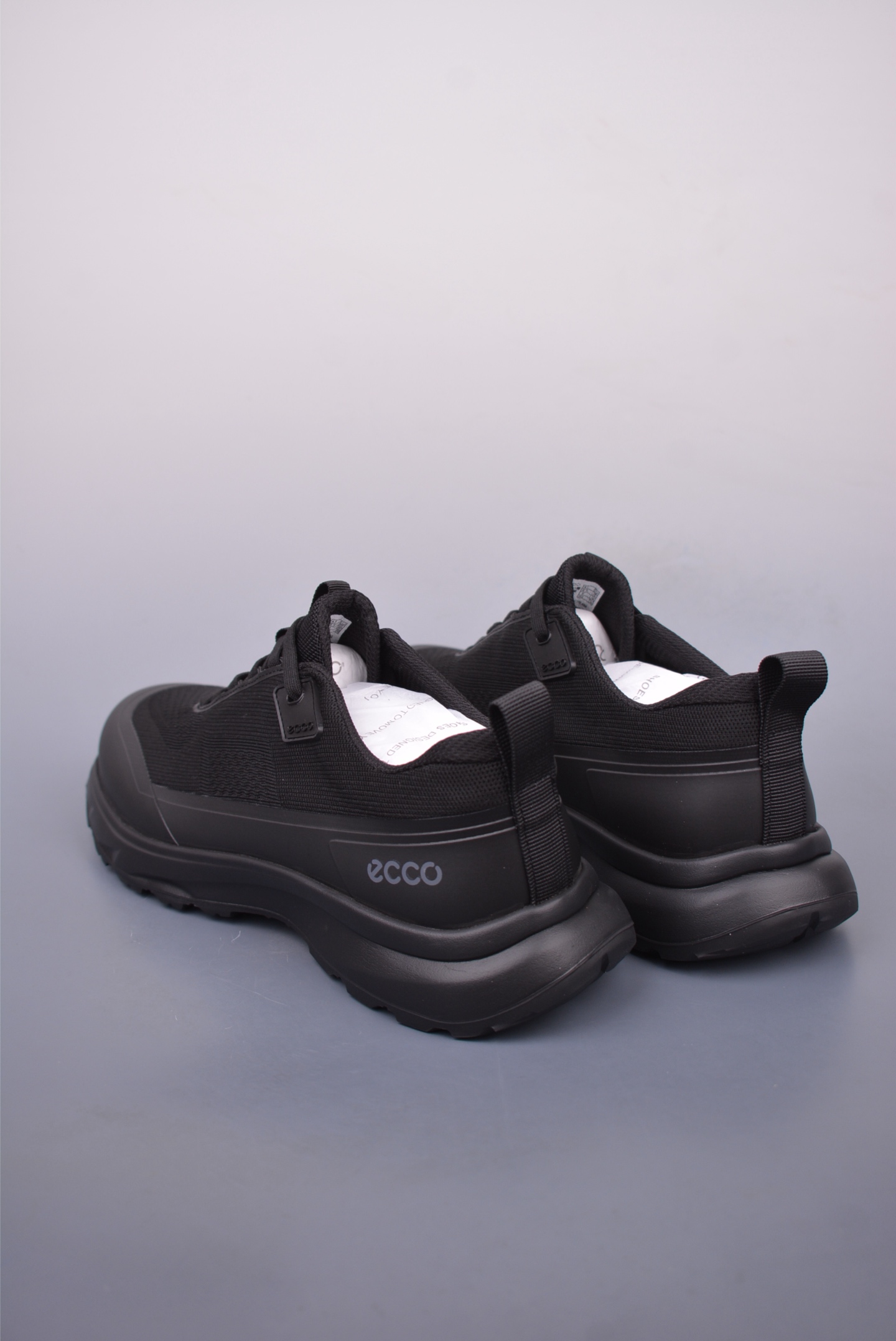 ECCO Men's BIOM 2.5 Limited Edition Black Leather and Textile Running Shoes 2 i1748385455970 8476 0 1