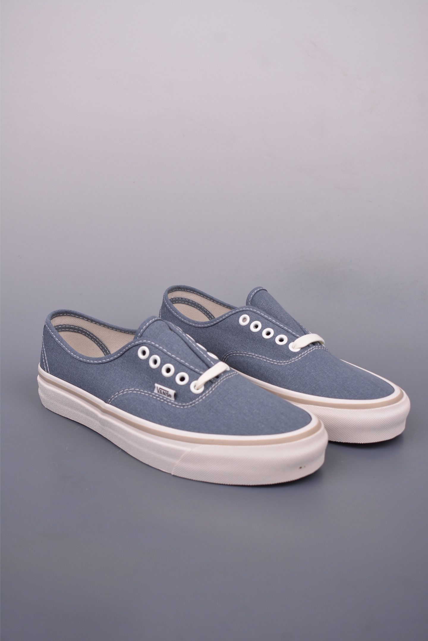 Vans MTE Authentic Reissue 44 小地球系列 水洗牛仔蓝硫化帆布鞋 VN000CW2RV2