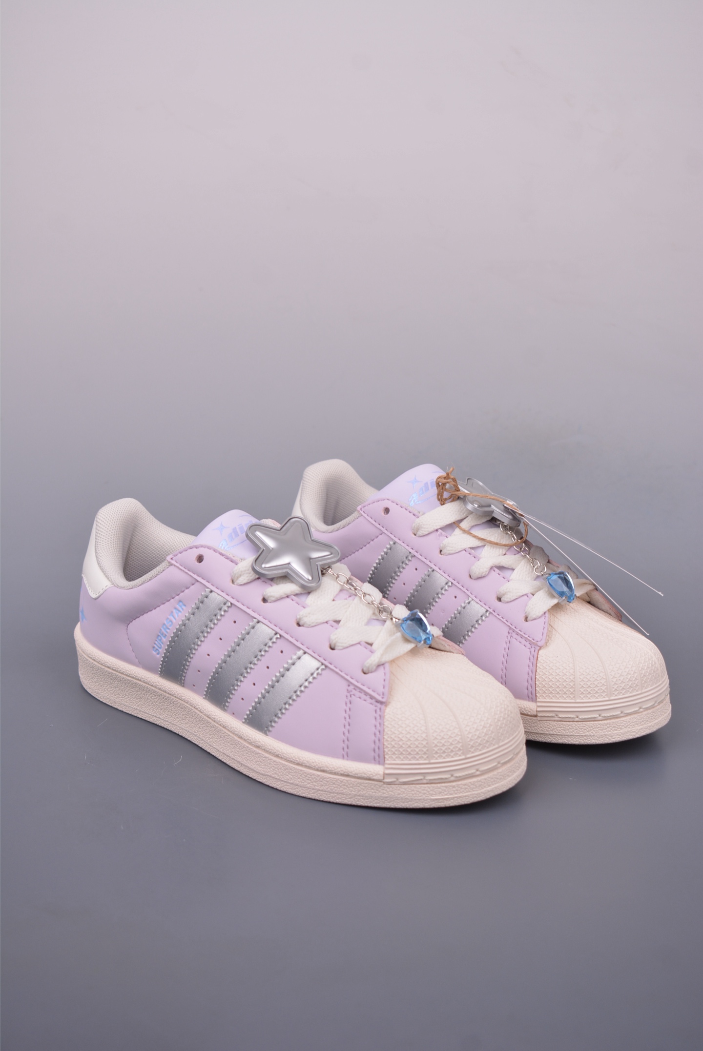 Adidas Originals Superstar 2.0 Lilac Leather Sneakers Women's Size 36-40 2 i1748385648339 8972 0 0