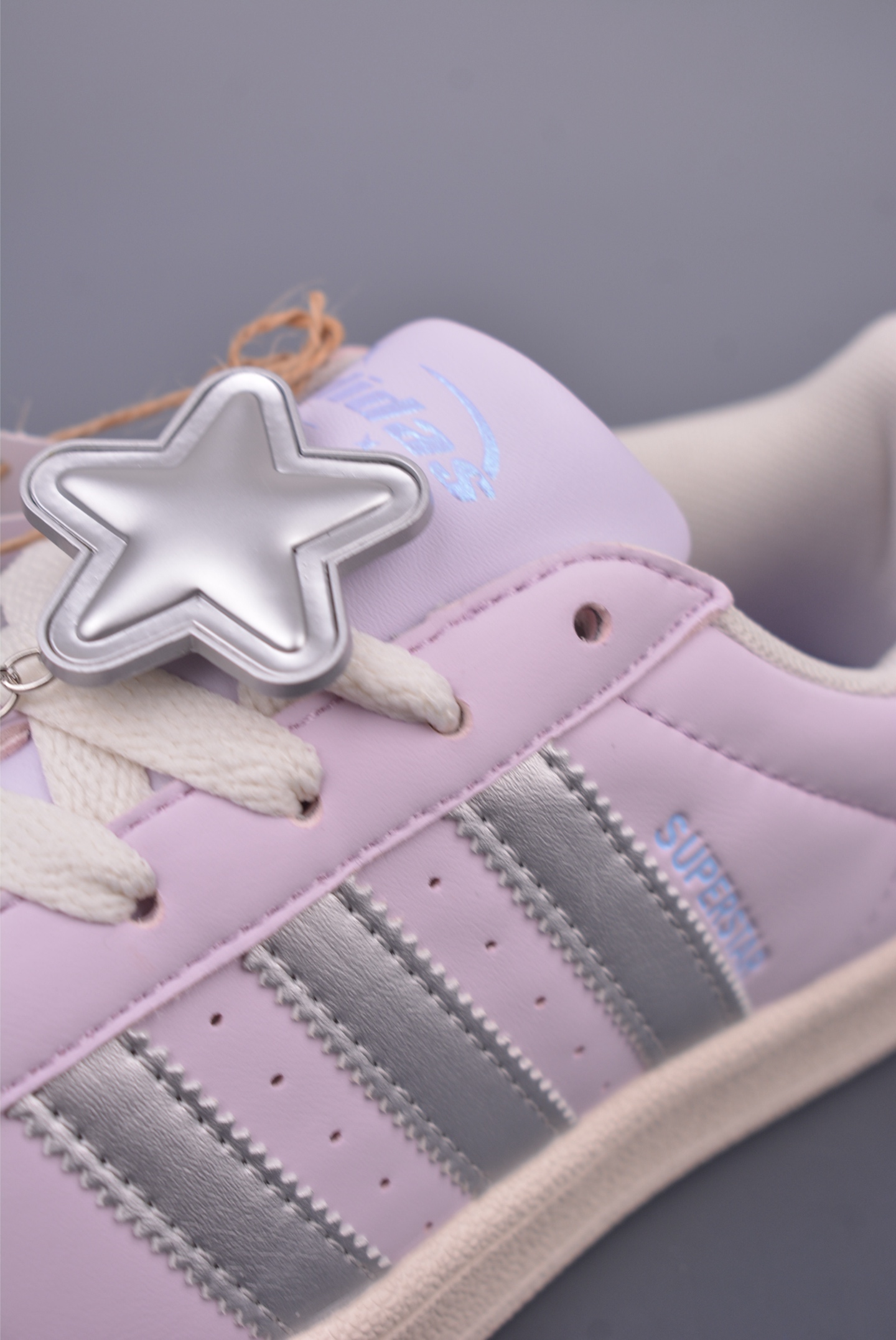 Adidas Originals Superstar 2.0 Lilac Leather Sneakers Women's Size 36-40 8 i1748385648386 1091 0 6