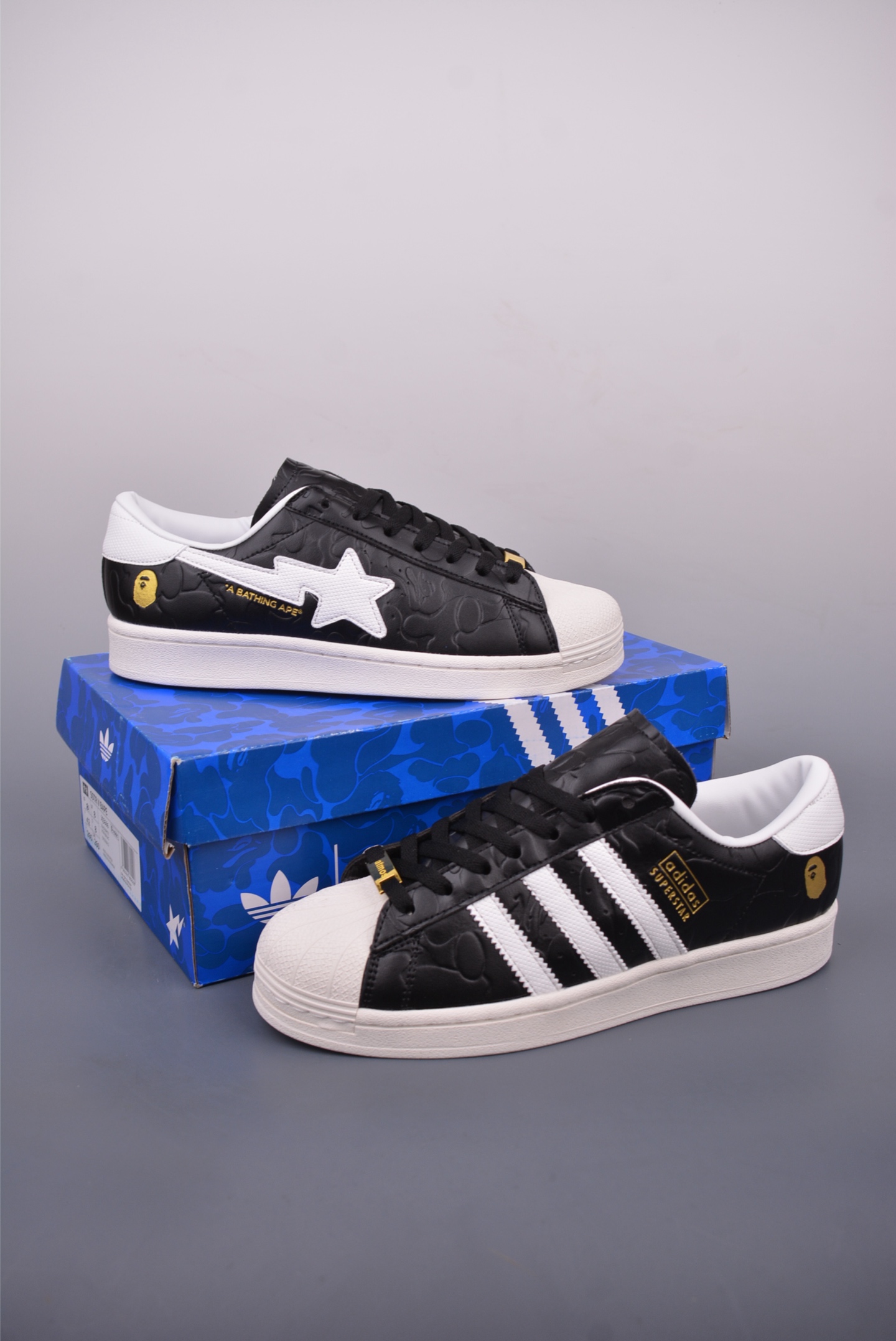 Adidas SUPERSTAR SSTR V BAPE 'A Bathing Ape' Collaboration Sneakers 6 i1748385882697 7639 0 4