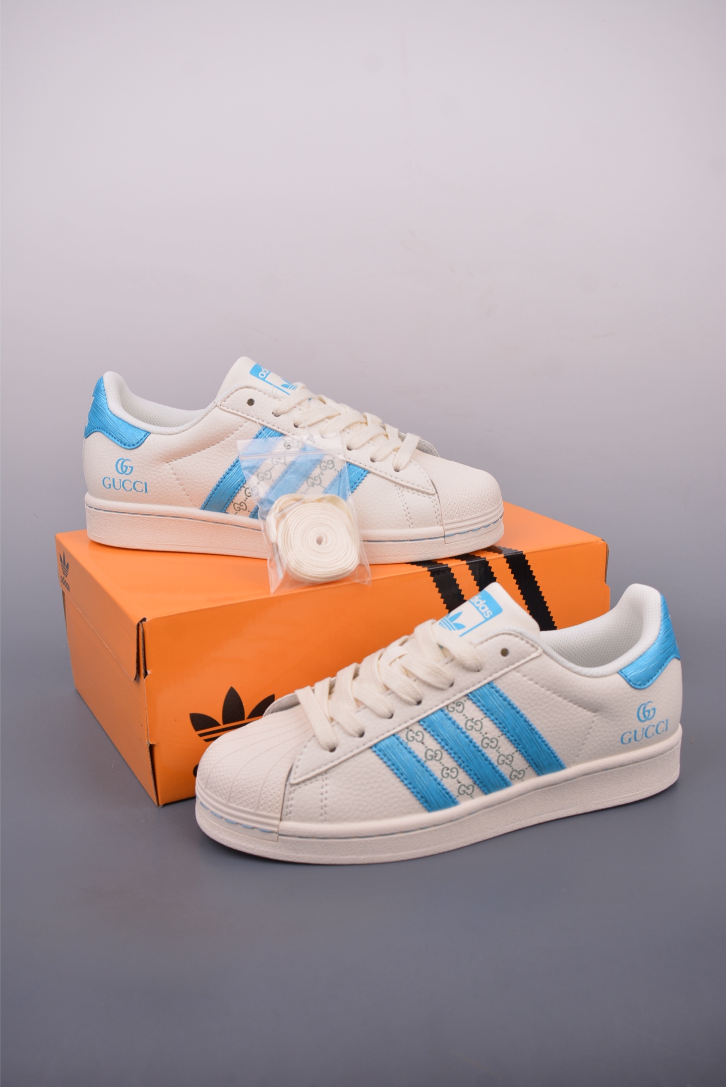 Adidas Originals Superstar DIY Shell Toe Sneakers with Louis Vuitton Pattern 4 i1748387049701 6710 0 3