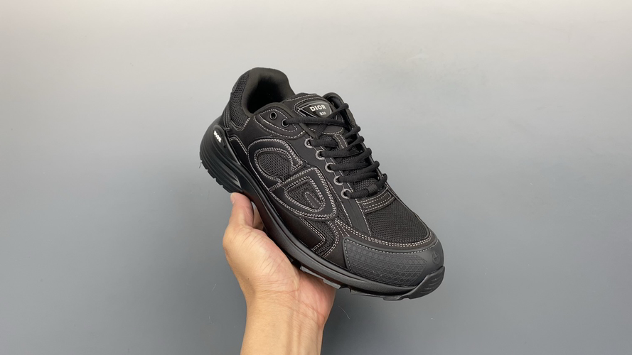 Dior x Stone Island B30 Series Casual Sneakers Black