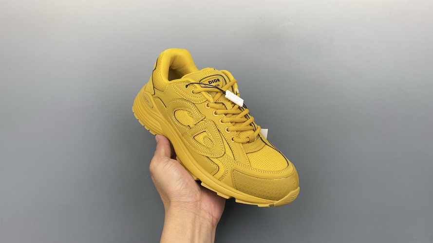 Dior B30 Yellow Casual Sneakers,Stylish and comfortable B30 sneakers 19 Dior B30 Yellow Casual Sneakers,Stylish and comfortable B30 sneakers