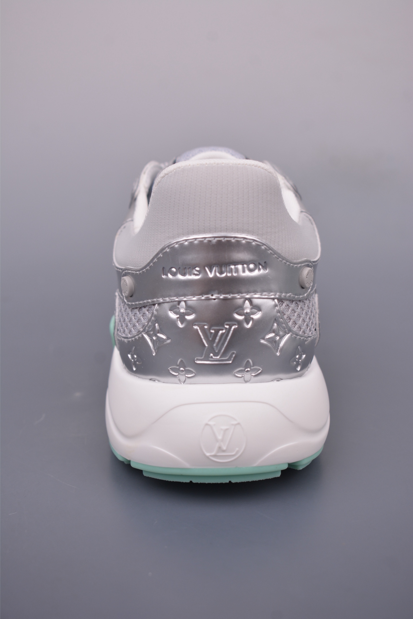 Louis Vuitton Olympia Sneakers: Silver and Mint Green, Breathable Mesh Design 4 i1748387866311 5649 0 3