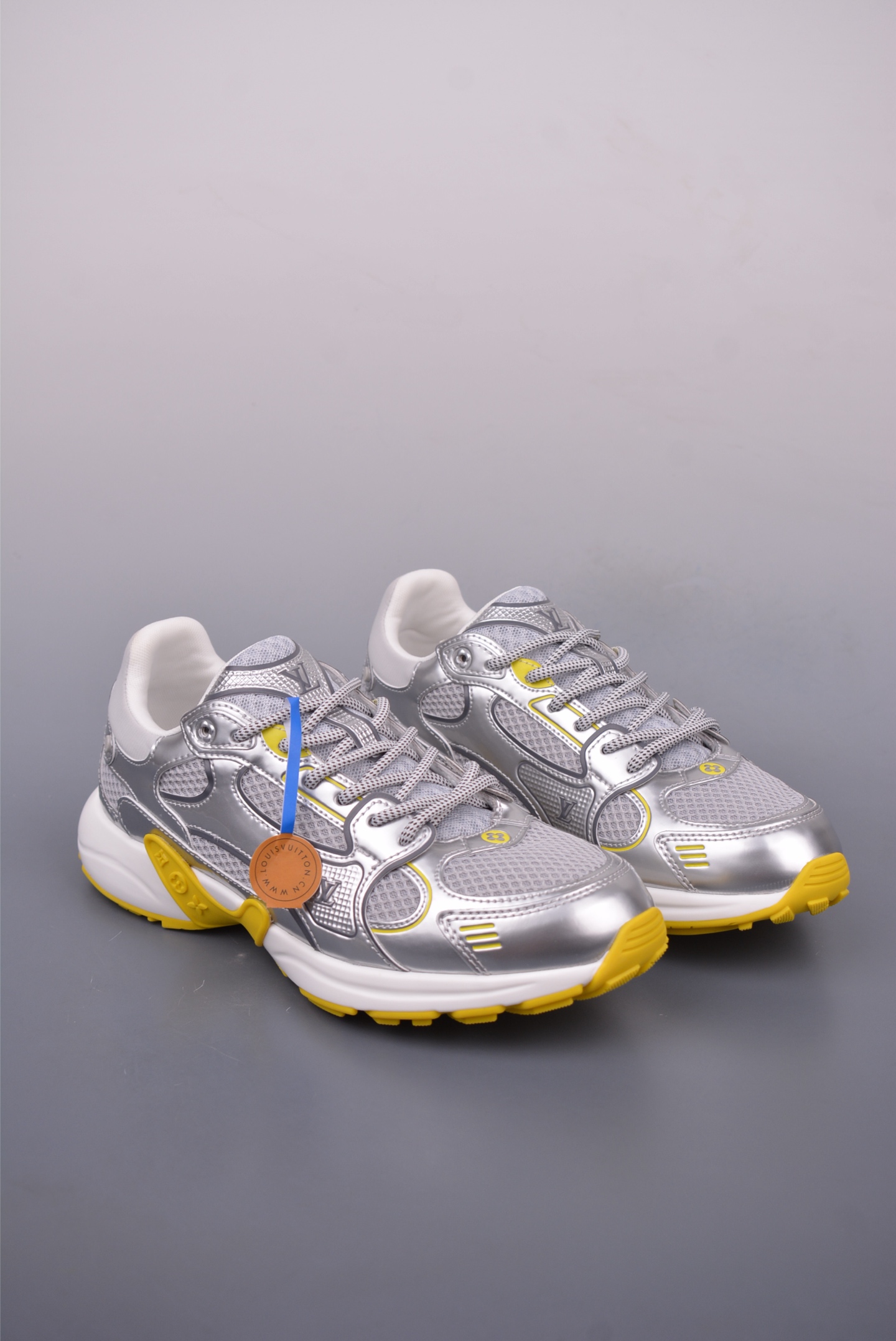 Louis Vuitton Olympia Silver Sneakers Breathable Mesh Design Shoes 1 i1748387885613 2026 0 0