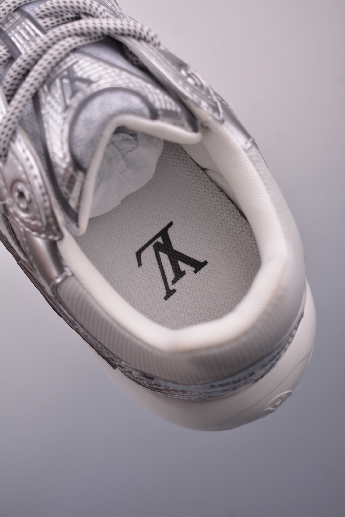 Louis Vuitton Olympia Silver Sneakers - Breathable Mesh Design & Comfort 10 i1748387920383 2100 0 8