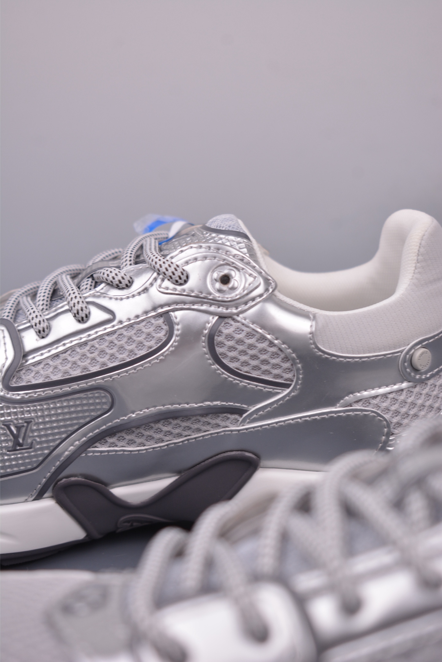 Louis Vuitton Olympia Silver Sneakers - Breathable Mesh Design & Comfort 9 i1748387923694 8011 0 7