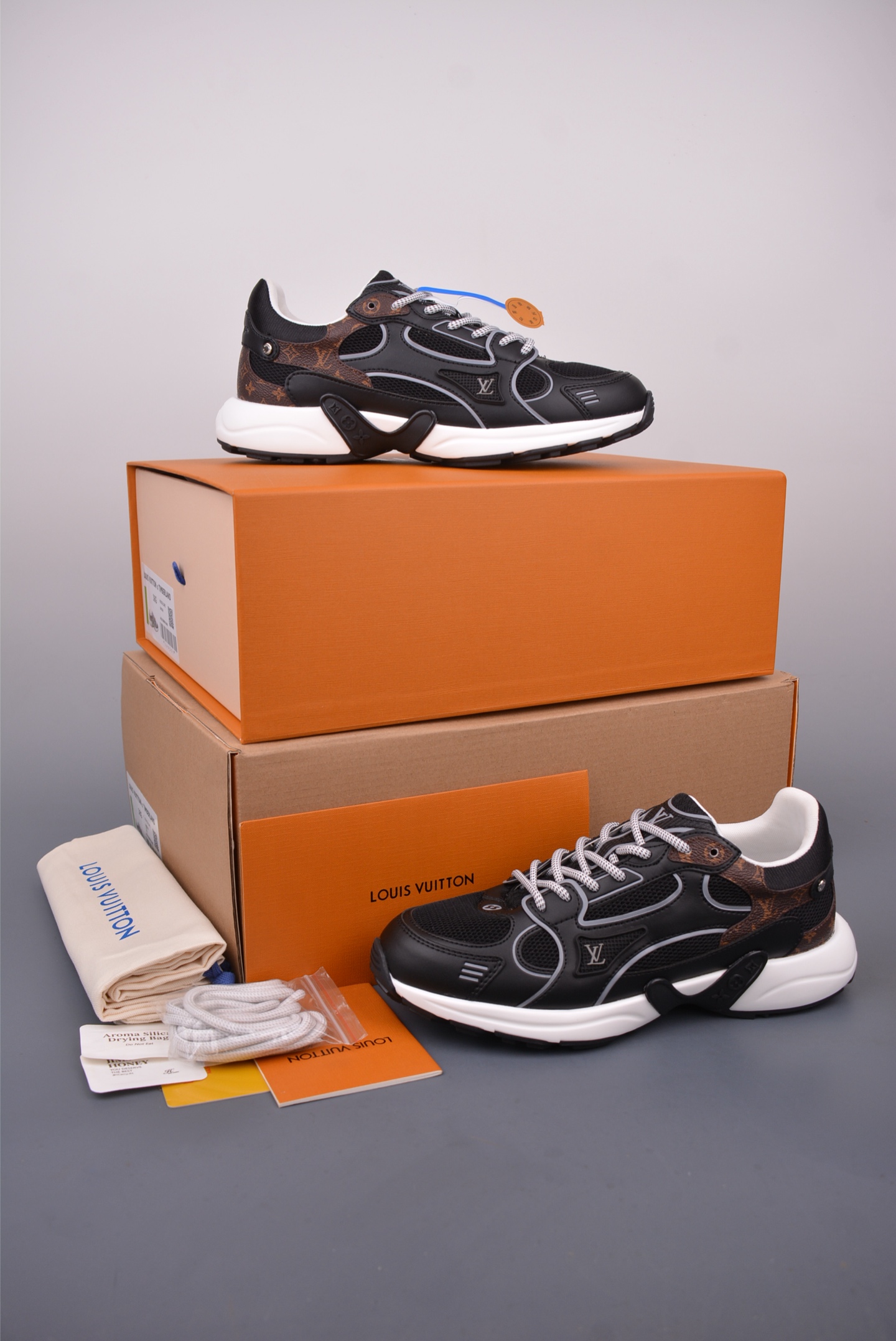 Louis Vuitton Olympia Sneakers - Black Mesh Design for Breathable Comfort 6 i1748387938790 3913 0 4
