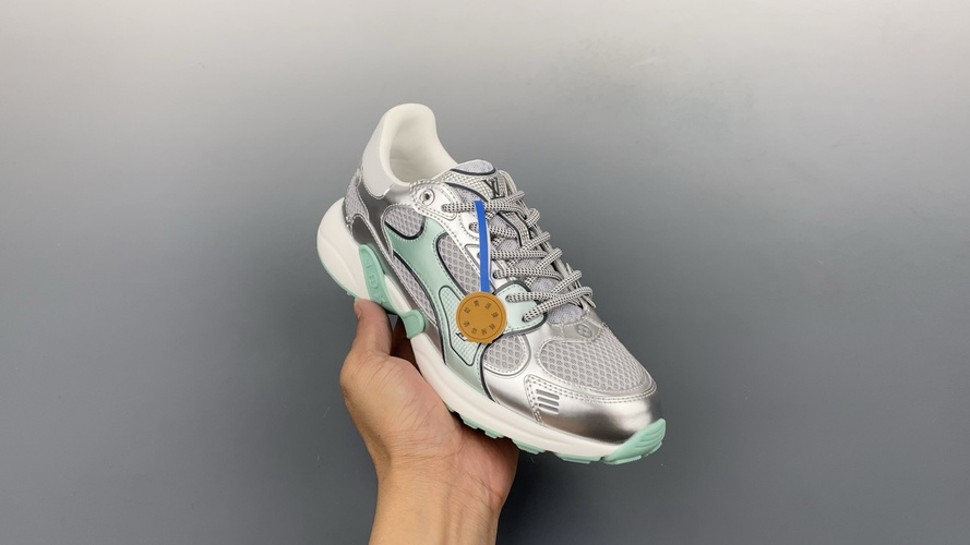 Louis Vuitton Olympia Silver & Mint Sneakers - Spring 2025 Collection 12 Louis Vuitton Olympia Silver & Mint Sneakers - Spring 2025 Collection