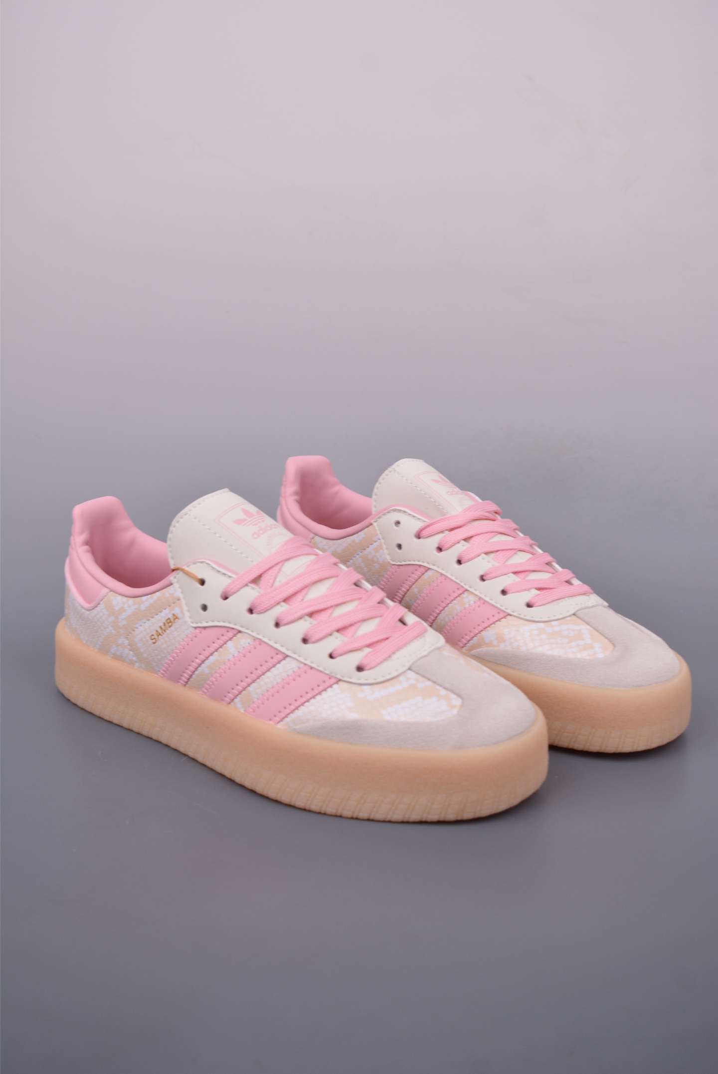 Adidas Samba Valentine Women's Platform Casual Sneakers White Pink JQ02582332 1 i1748467852178 1289 0 0