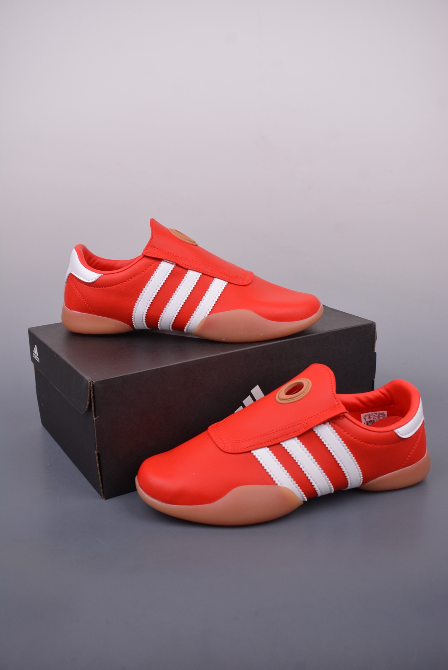 Adidas Taekwondo MEI W OFF Red Leather Slip-On Sneakers - Size 35-45 6 i1748467955020 3883 0 4