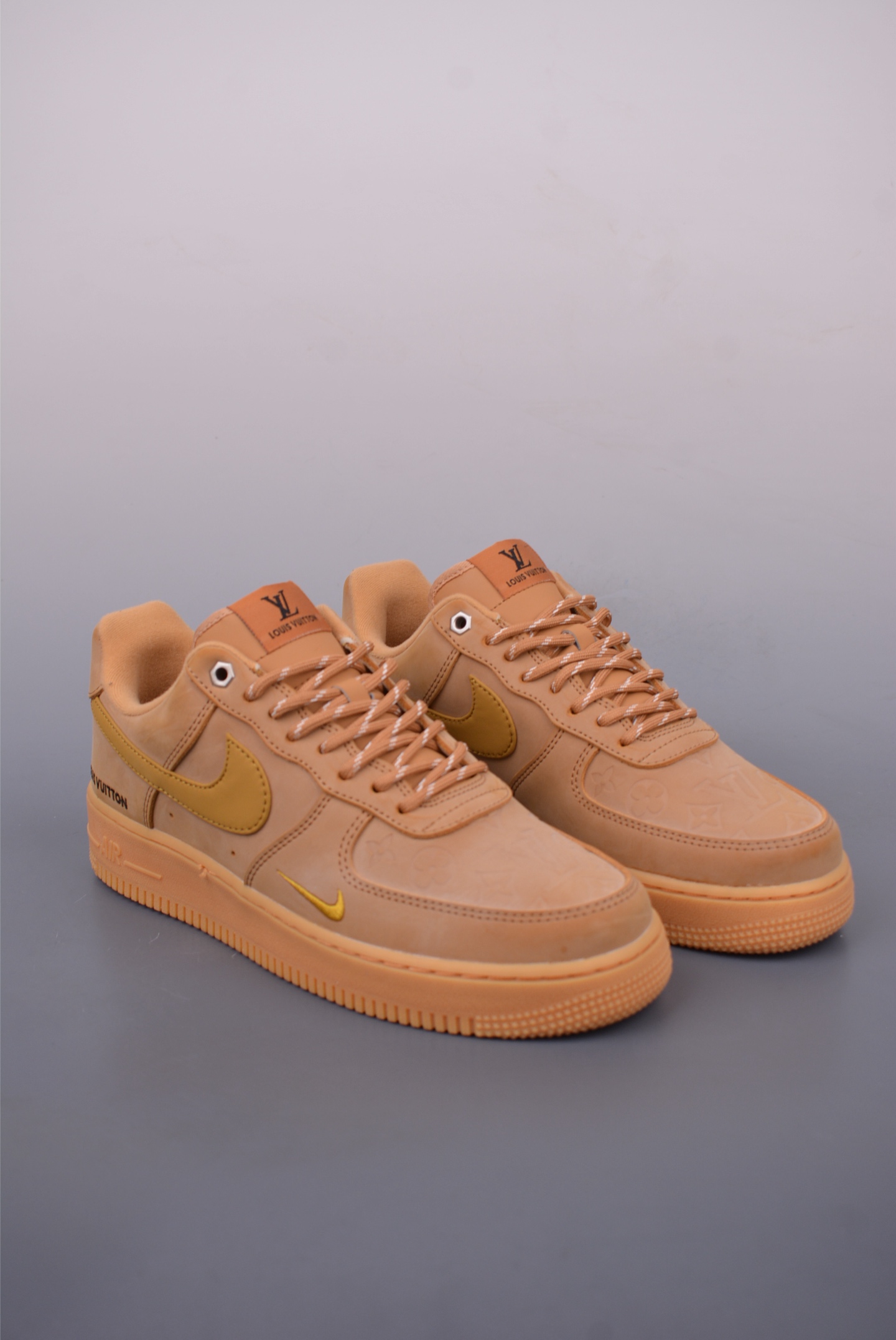 Nike Air Force 1 Low Louis Vuitton Wheat Sneakers - Classic Design 2 i1748469605026 4186 0 0