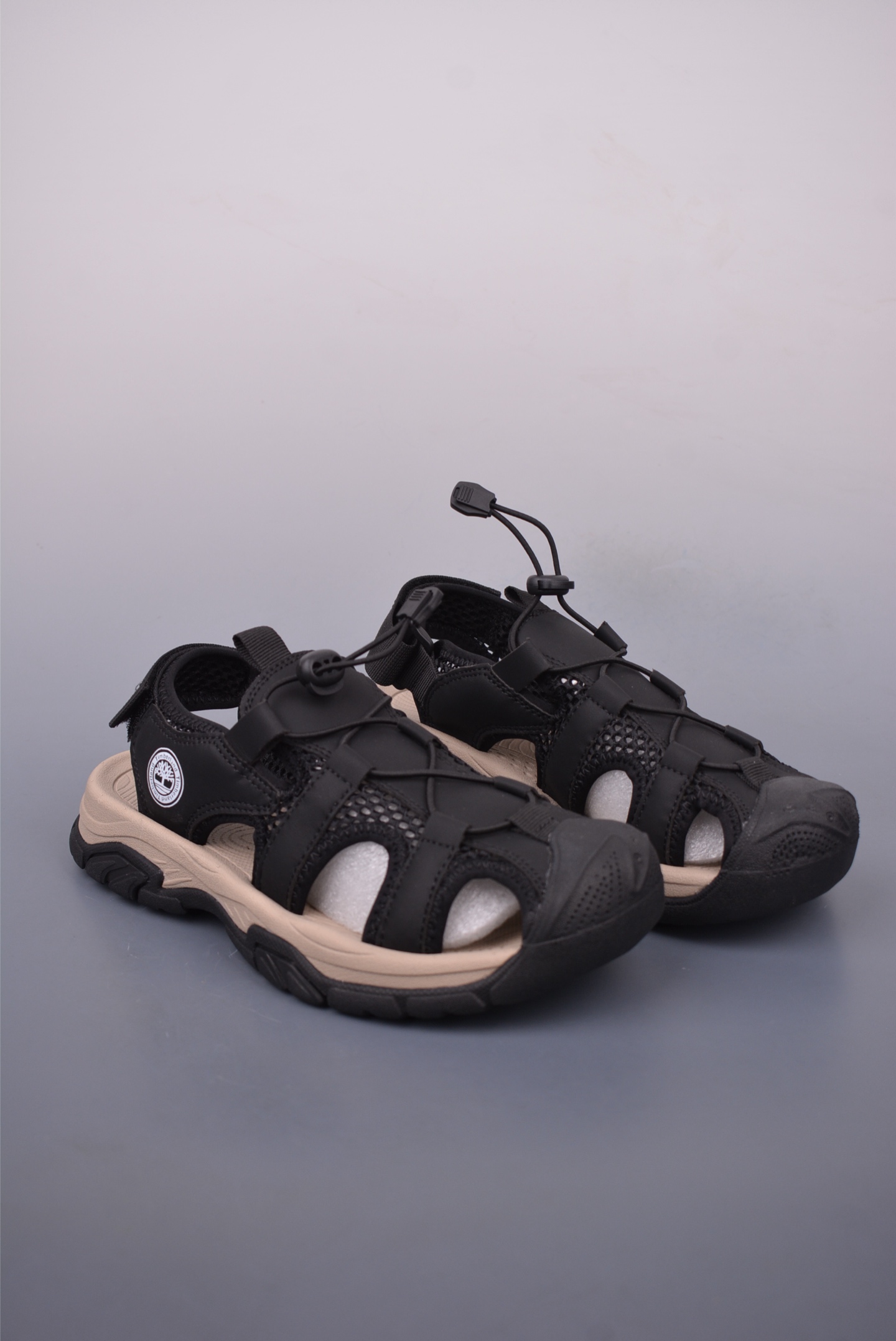 Timberland添柏岚/天伯伦 舒适防滑魔术贴夏季包头凉鞋 境界系列 TB23066