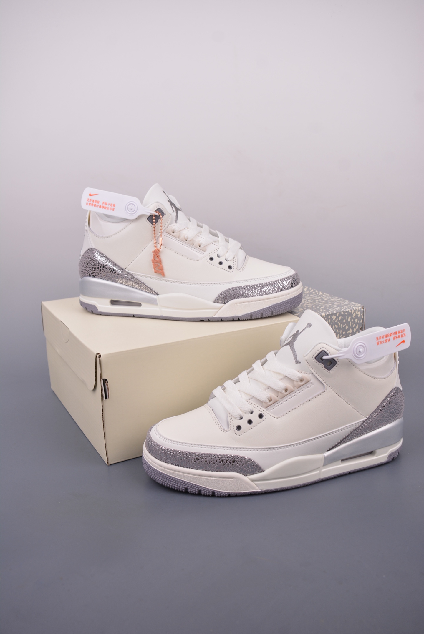 Air Jordan 3 Retro Grey/White Basketball Shoes - Ultimate Comfort & Style 5 i1748473933990 6385 0 4