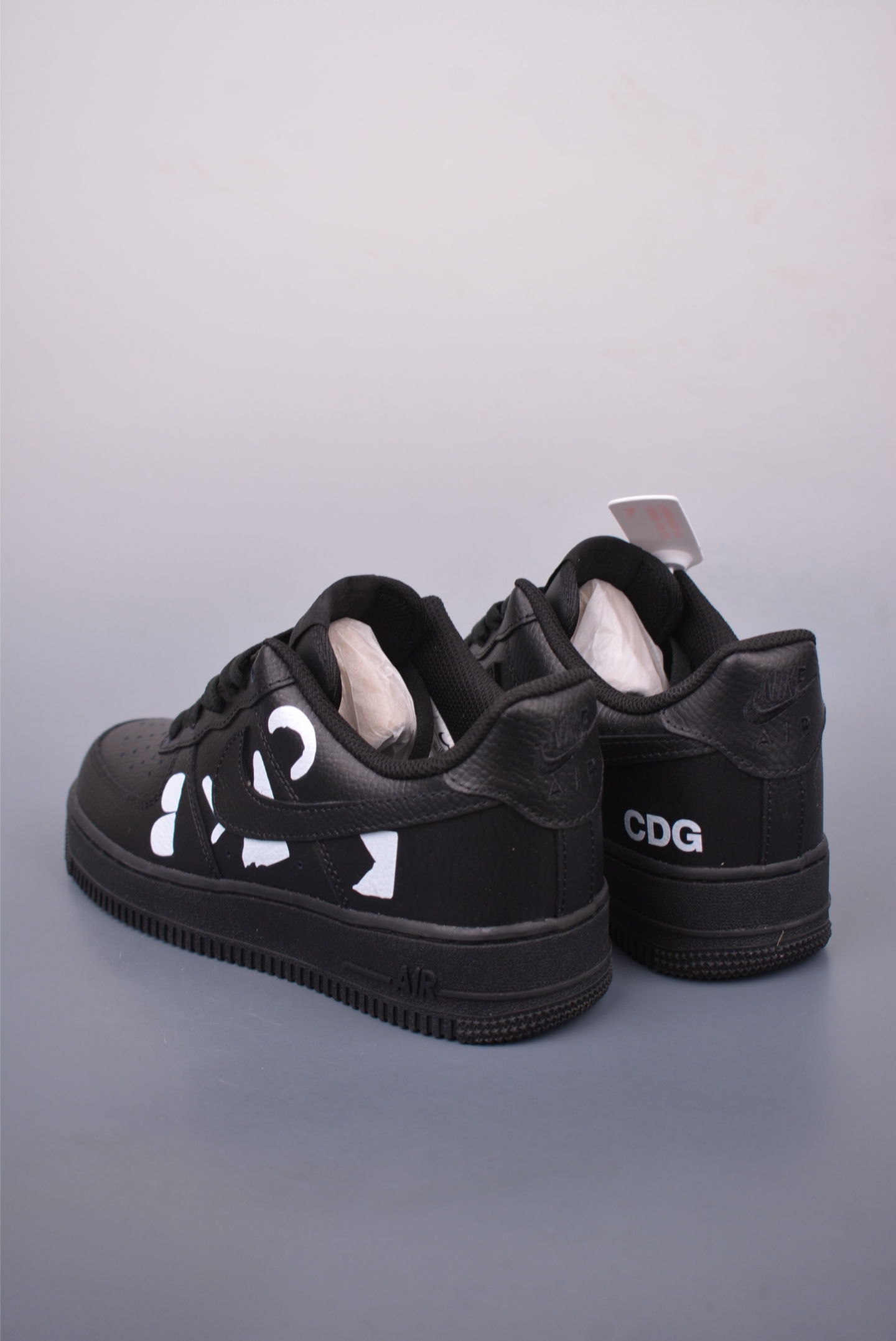 [Air Force Series]NikeAirForce1LowCDG black co-brandOriginal last and origi