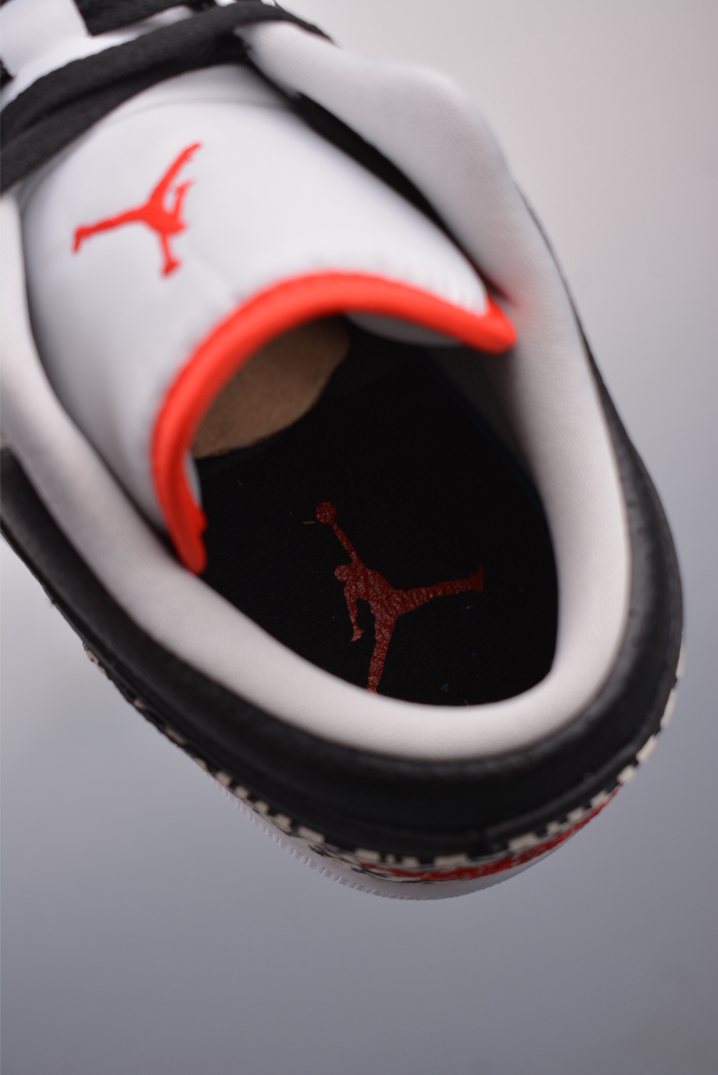 Air Jordan 1 Low 黑灰爆裂纹 AJ1乔1低帮休闲板鞋  338145-062