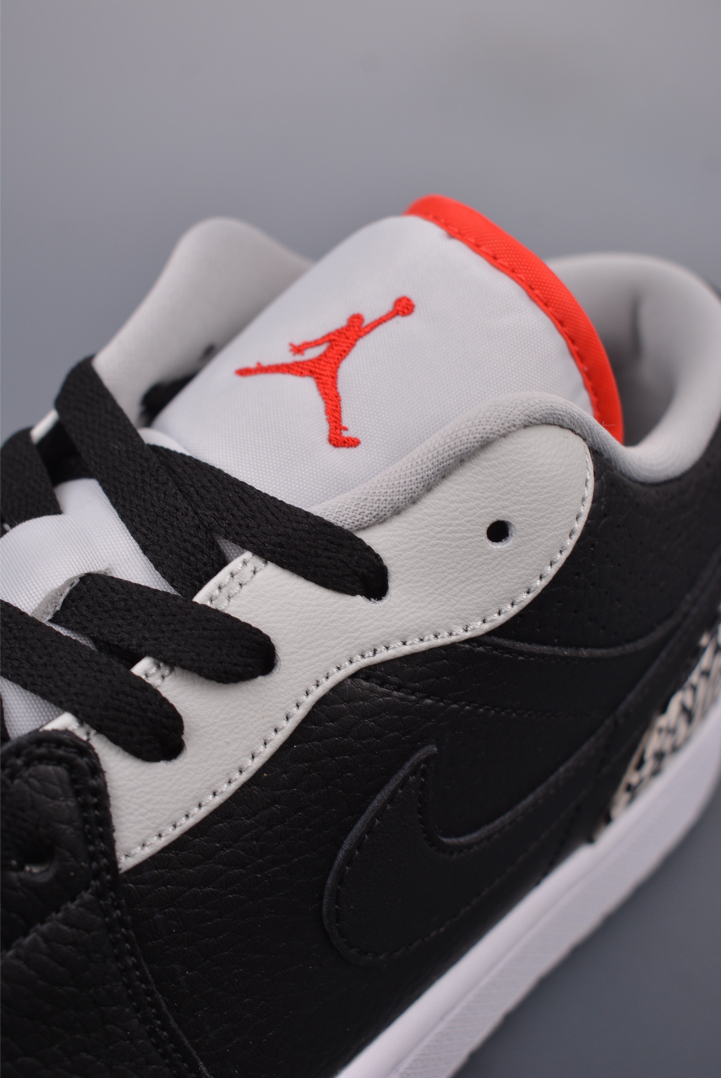 Air Jordan 1 Low 黑灰爆裂纹 AJ1乔1低帮休闲板鞋  338145-062