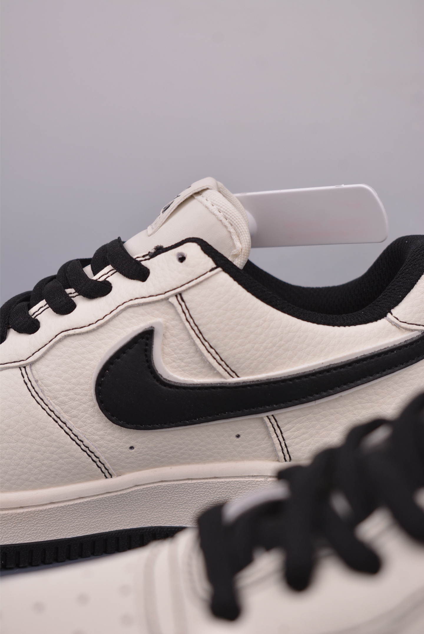 Nike Air Force 1 Low Balenciaga Cream White Black Unisex Sneakers 8 i1748666982979 7561 0 7