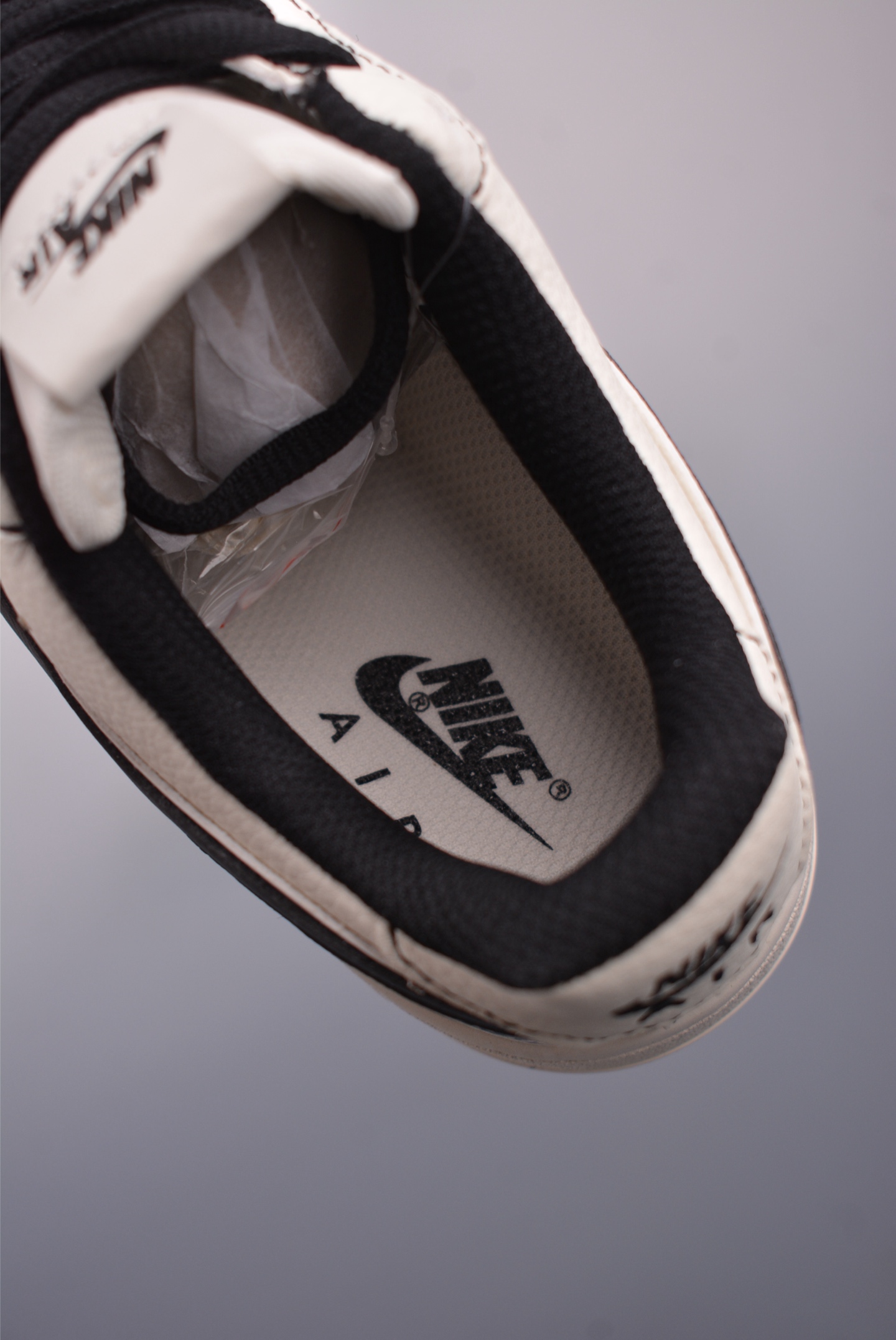 Nike Air Force 1 Low Balenciaga Cream White Black Unisex Sneakers 9 i1748666983057 5927 0 8