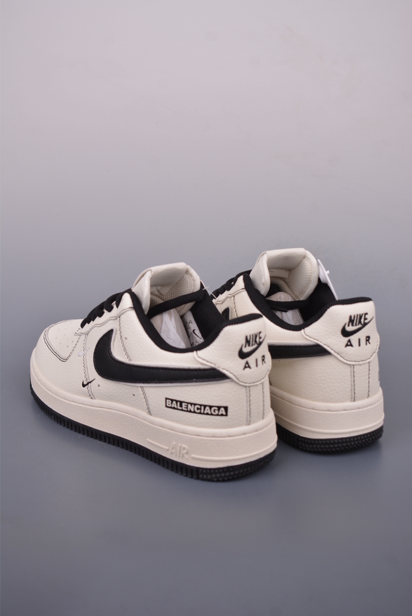 Nike Air Force 1 Low Balenciaga Cream White Black Unisex Sneakers 2 i1748666987720 2580 0 1