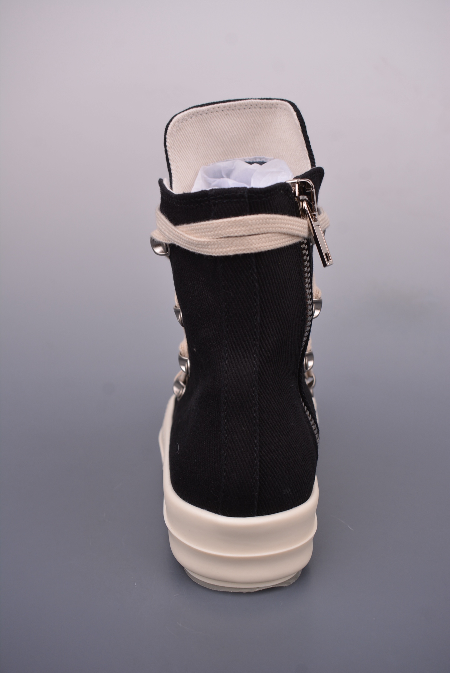 Rick Owens DRKSHDW Canvas High-Top Sneakers - Signature Dark Style 4 i1748682737497 8759 0 3