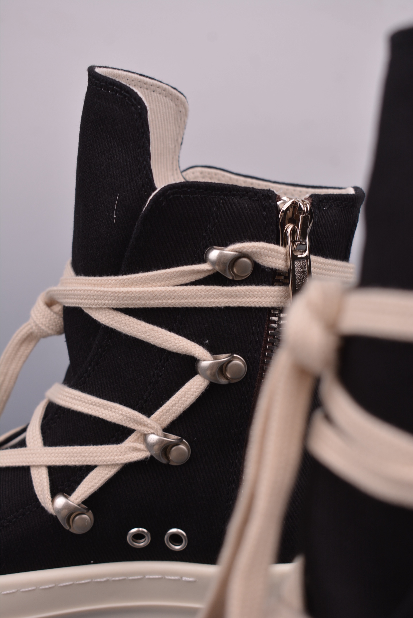 Rick Owens DRKSHDW Canvas High-Top Sneakers - Signature Dark Style 8 i1748682738743 3117 0 7