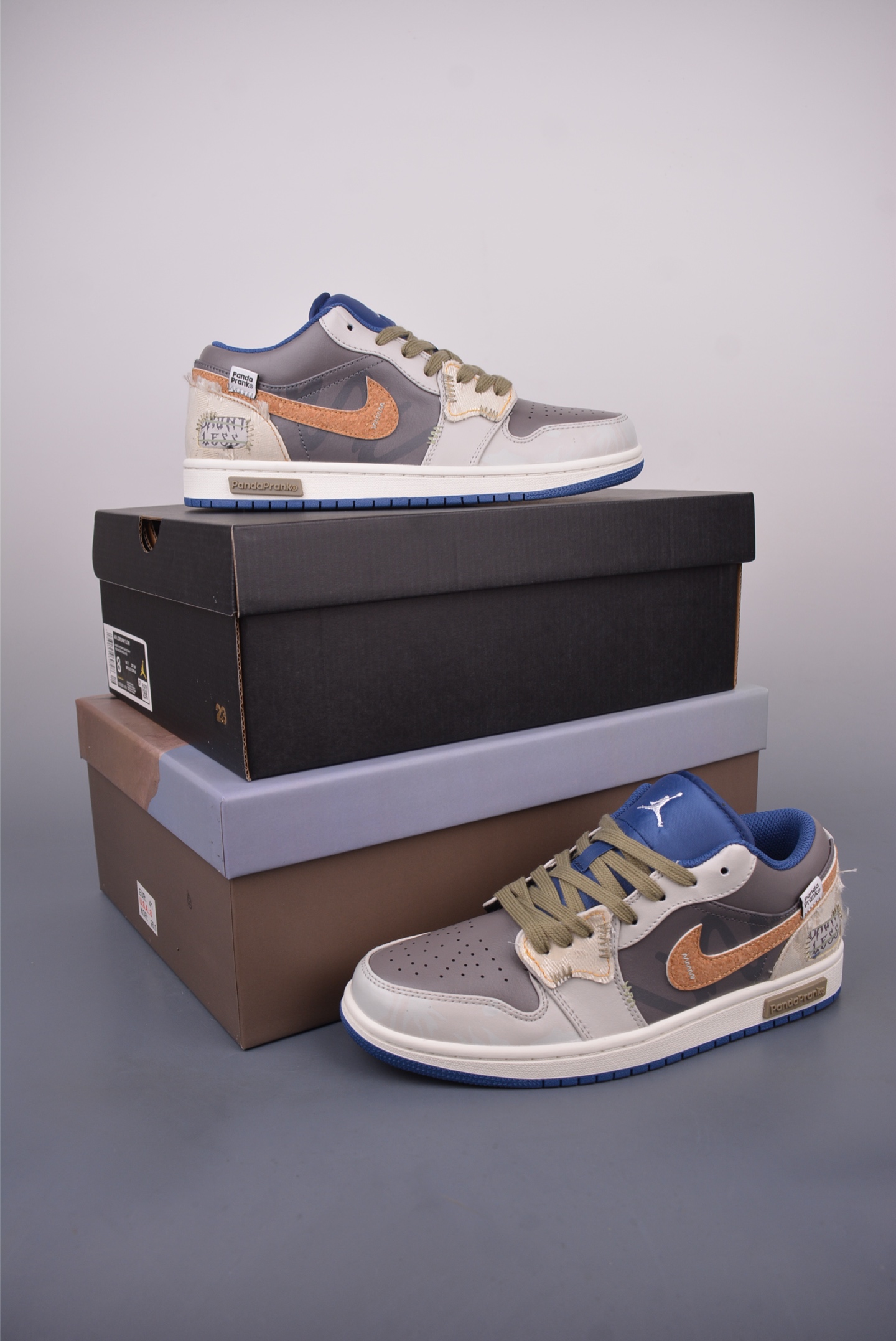 Nike Jordan Air Jordan 1 拓荒骑士 棕灰  553558-414