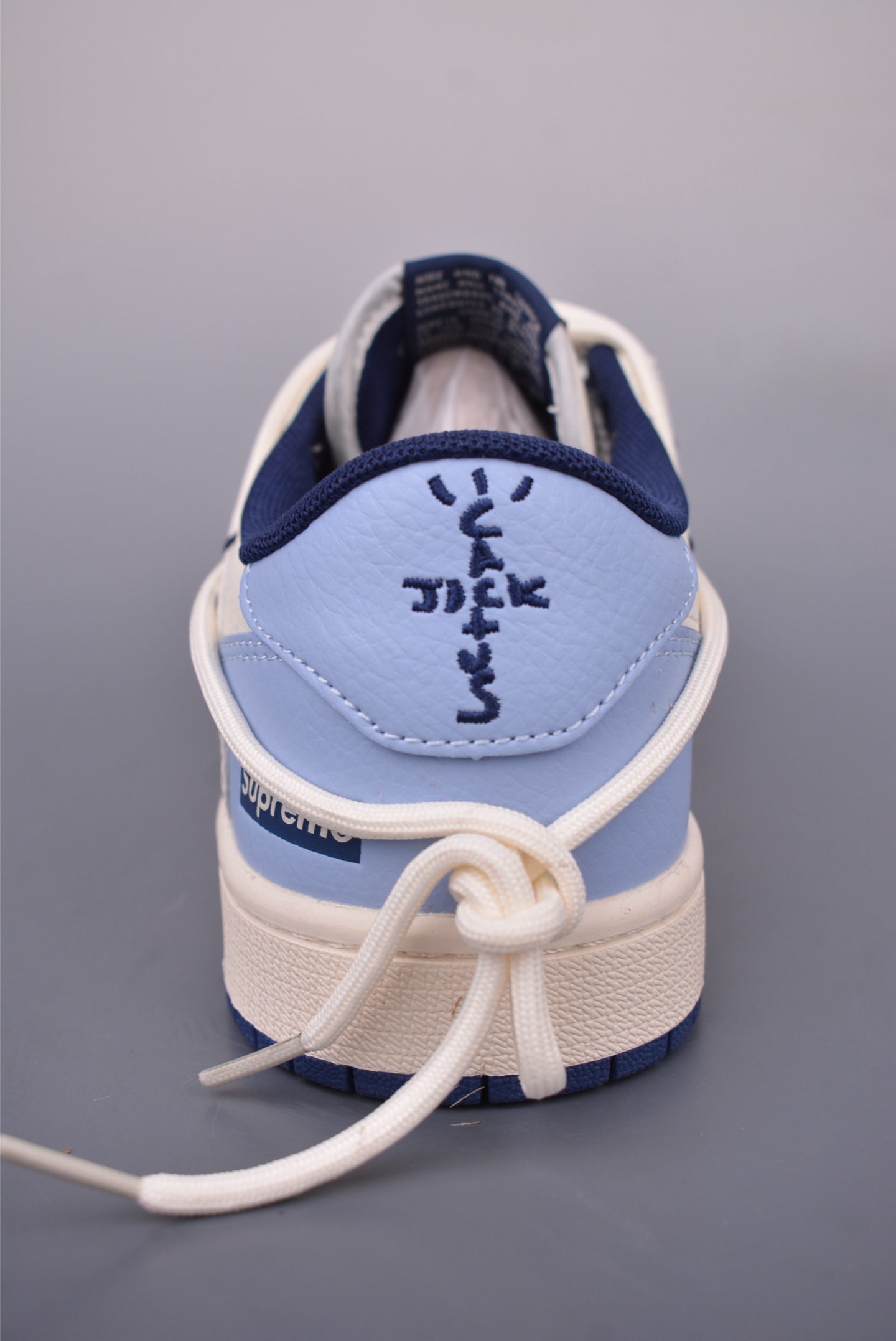 Fragment x Travis Scott x Supreme Air Jordan 1 Low 三方联名倒钩  DM6868-106