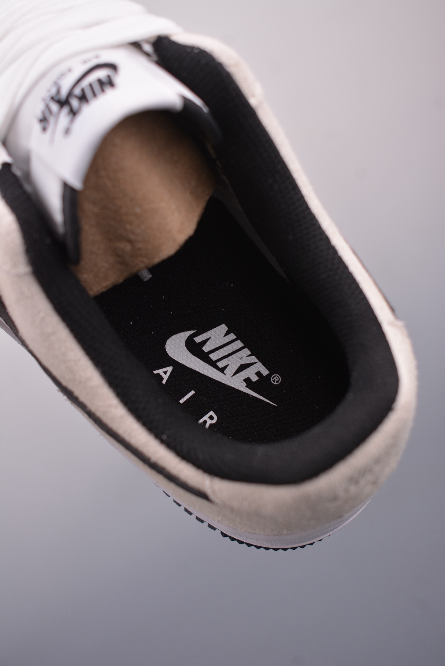 Nike Air Force 1 Low White Black Shoes, Breathable Honeycomb Insole 10 i1748978710805 6935 0 8