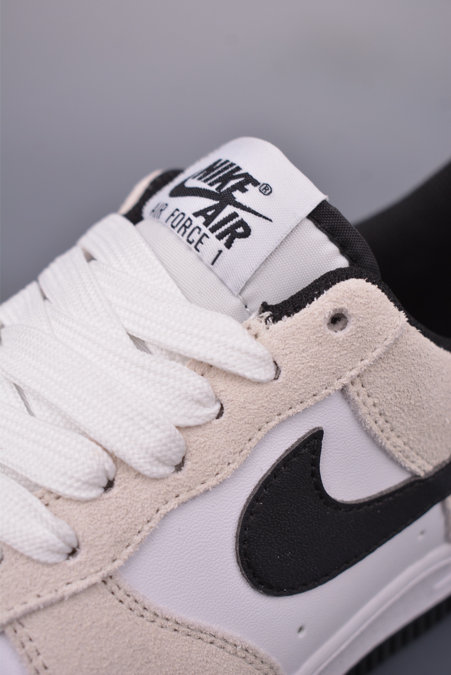 Nike Air Force 1 Low White Black Shoes, Breathable Honeycomb Insole 8 i1748978713088 6576 0 6