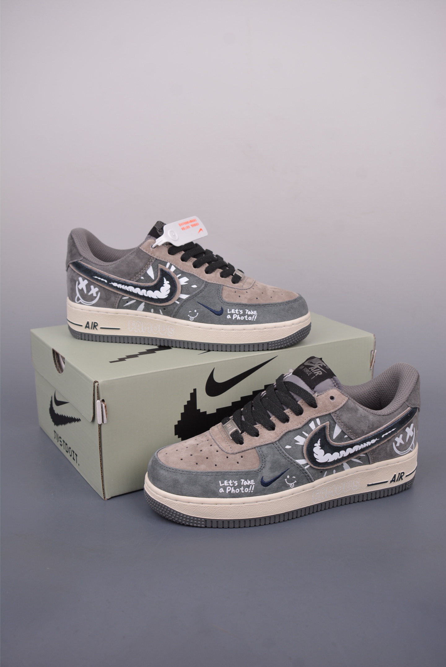 Nike Air Force 1 Low Grey Face Prince Sneakers - Original Edition 6 i1748978755103 1828 0 4