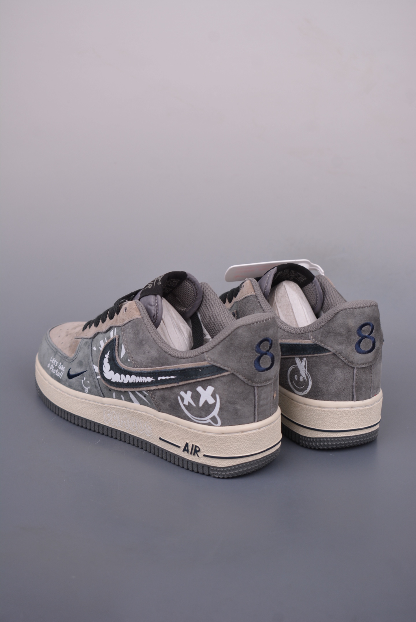 Nike Air Force 1 Low Grey Face Prince Sneakers - Original Edition 3 i1748978758113 2410 0 1