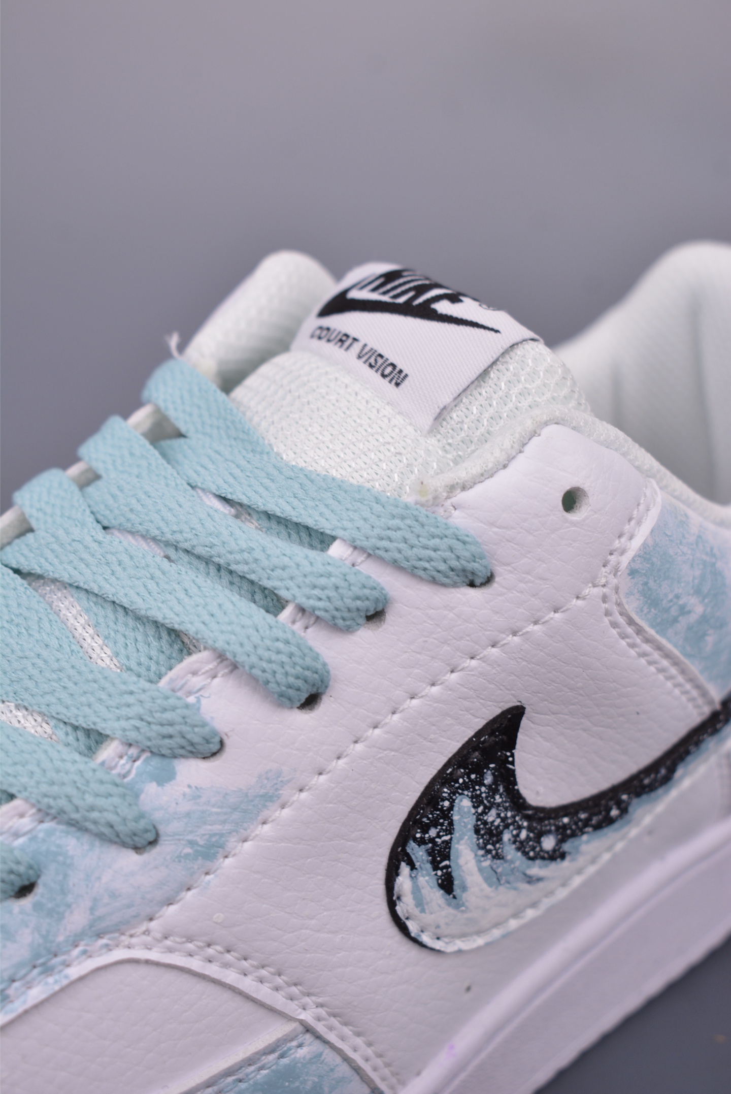 Nike Court Vision Low Hand-Painted Graffiti Sneakers - Versatile & Breathable 8 i1748979336546 7574 0 6