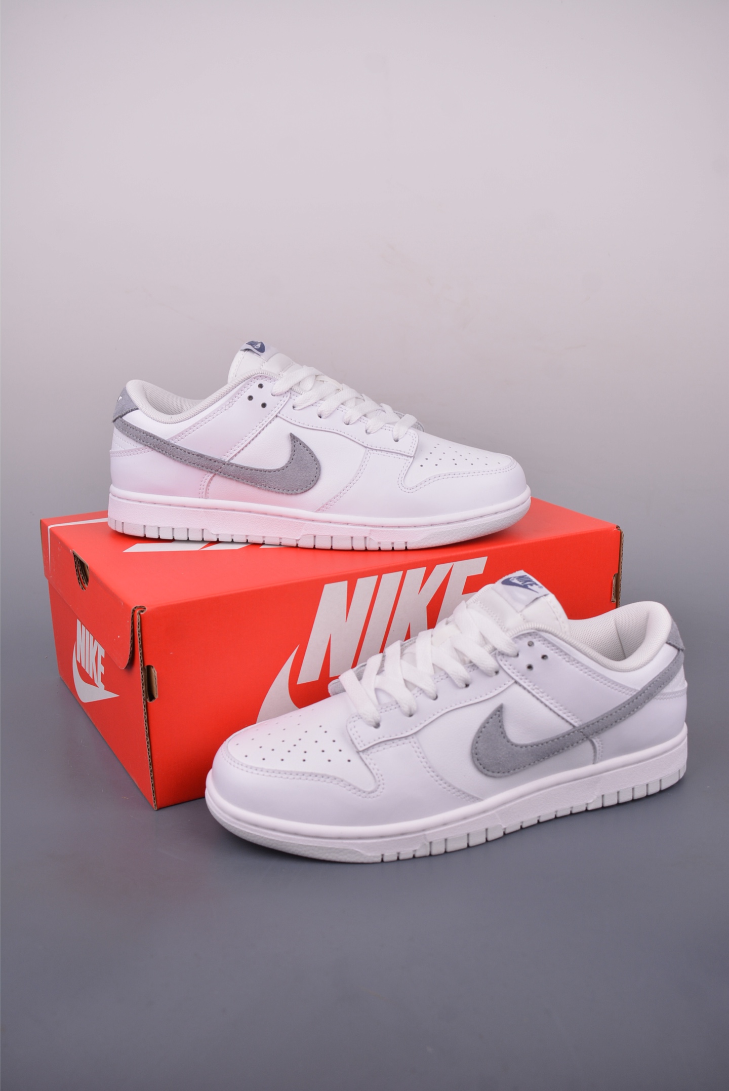 Nike SB Dunk Low White/Grey Premium Leather Sneakers IH0632 - Limited Edition 6 i1748980606307 5666 0 4