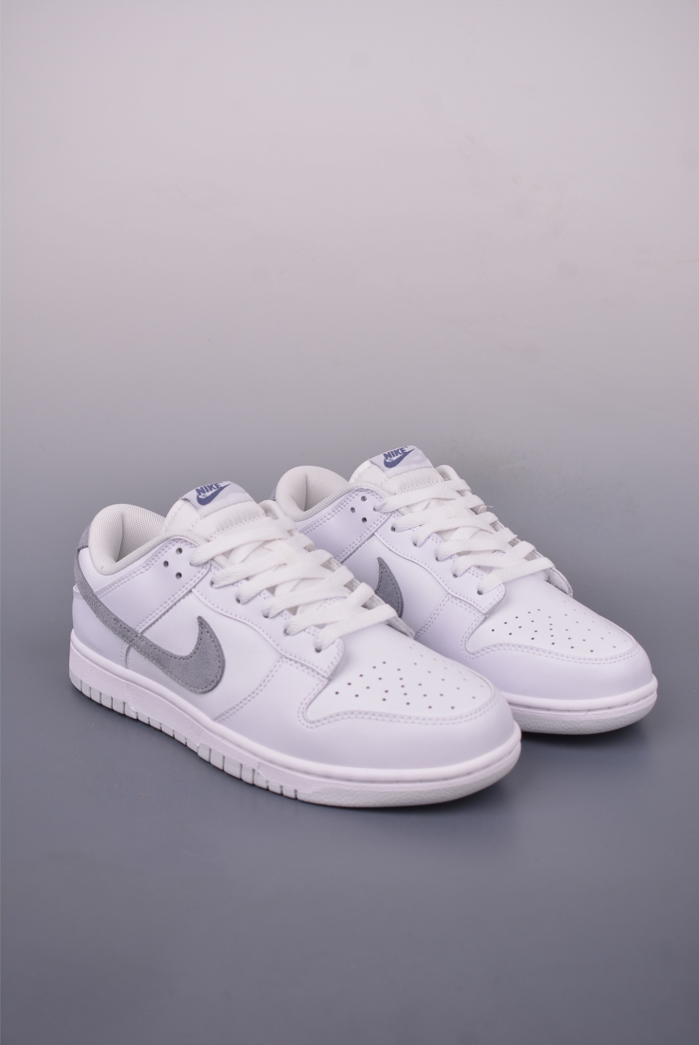 Nike SB Dunk Low White/Grey Premium Leather Sneakers IH0632 - Limited Edition 2 i1748980606353 909 0 0