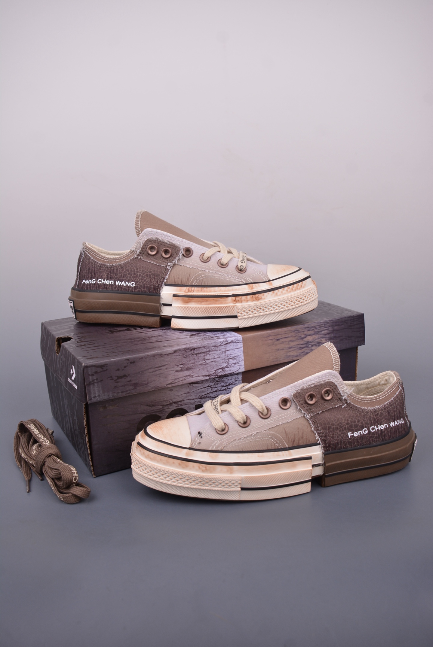 Converse x Feng Chen Wang Distressed Deconstructed Gradient Sneakers 6 i1749163848732 4910 0 4