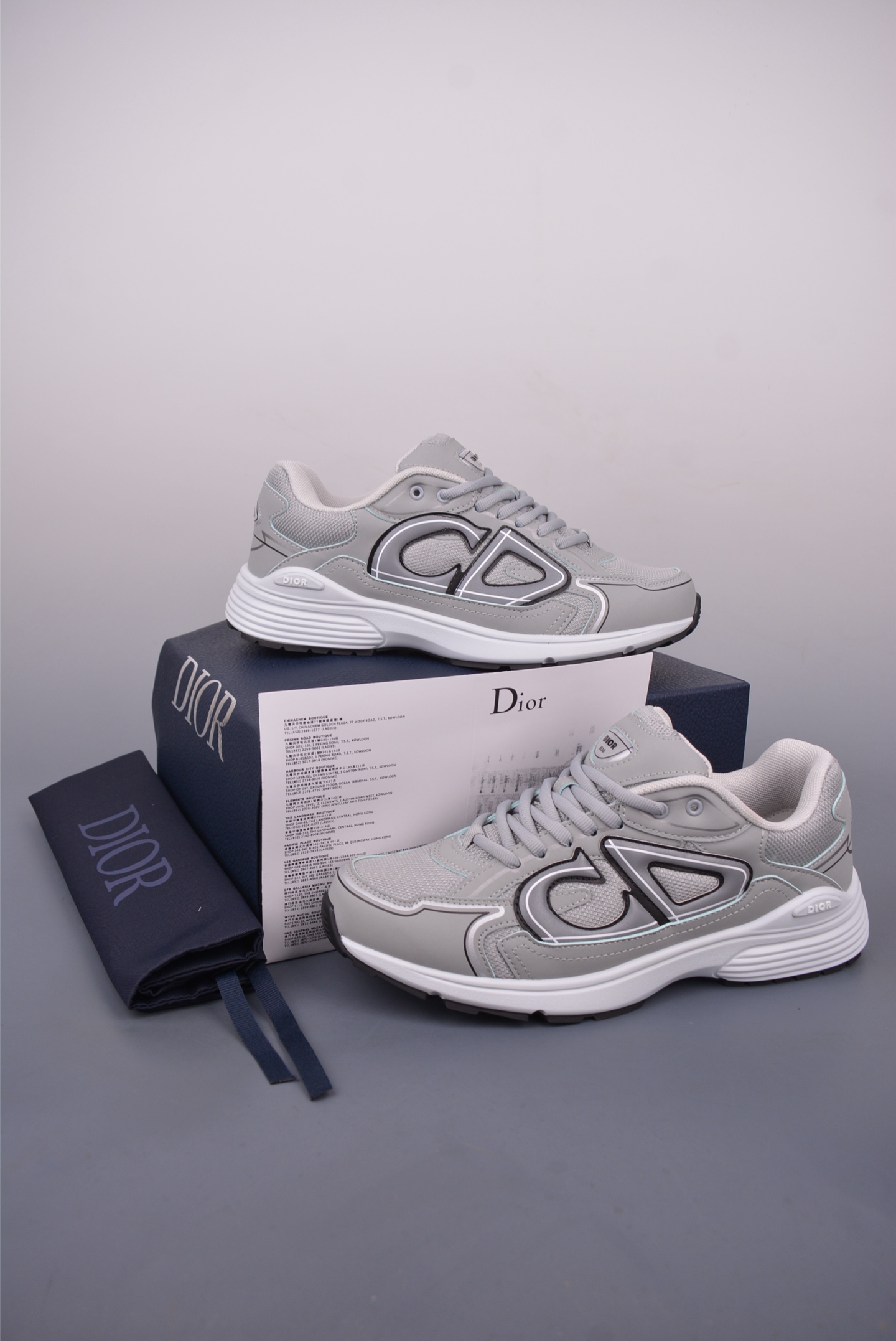 Dior x Stone Island B30 Sneakers Casual Sports Dad Shoes - Black 6 i1749167319067 4953 0 5