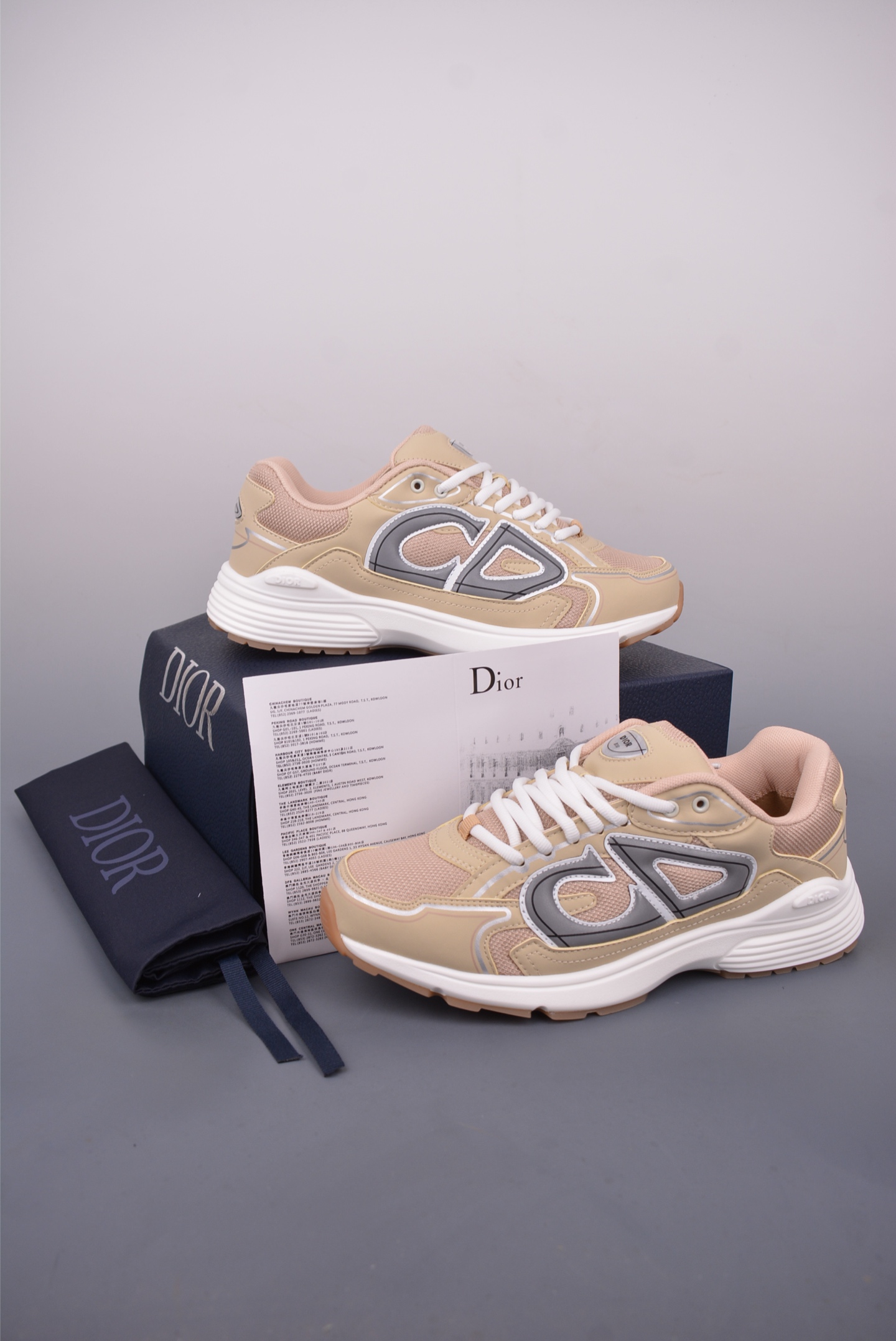 Dior x Stone Island B30 Sneakers Casual Sports Dad Shoes - Black 4 i1749167319081 6390 0 2