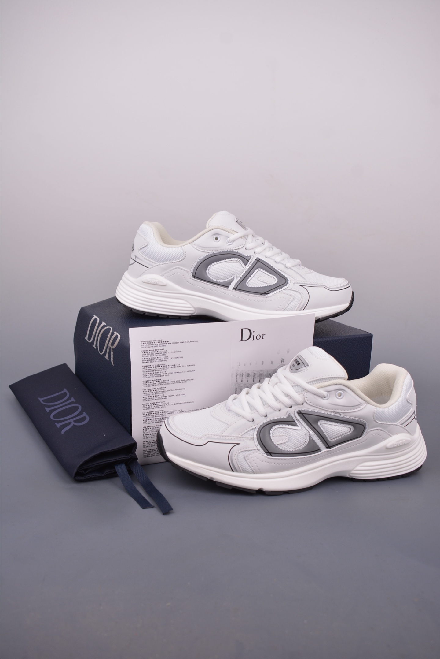 Dior x Stone Island B30 Sneakers Casual Sports Dad Shoes - Black 5 i1749167319086 532 0 3
