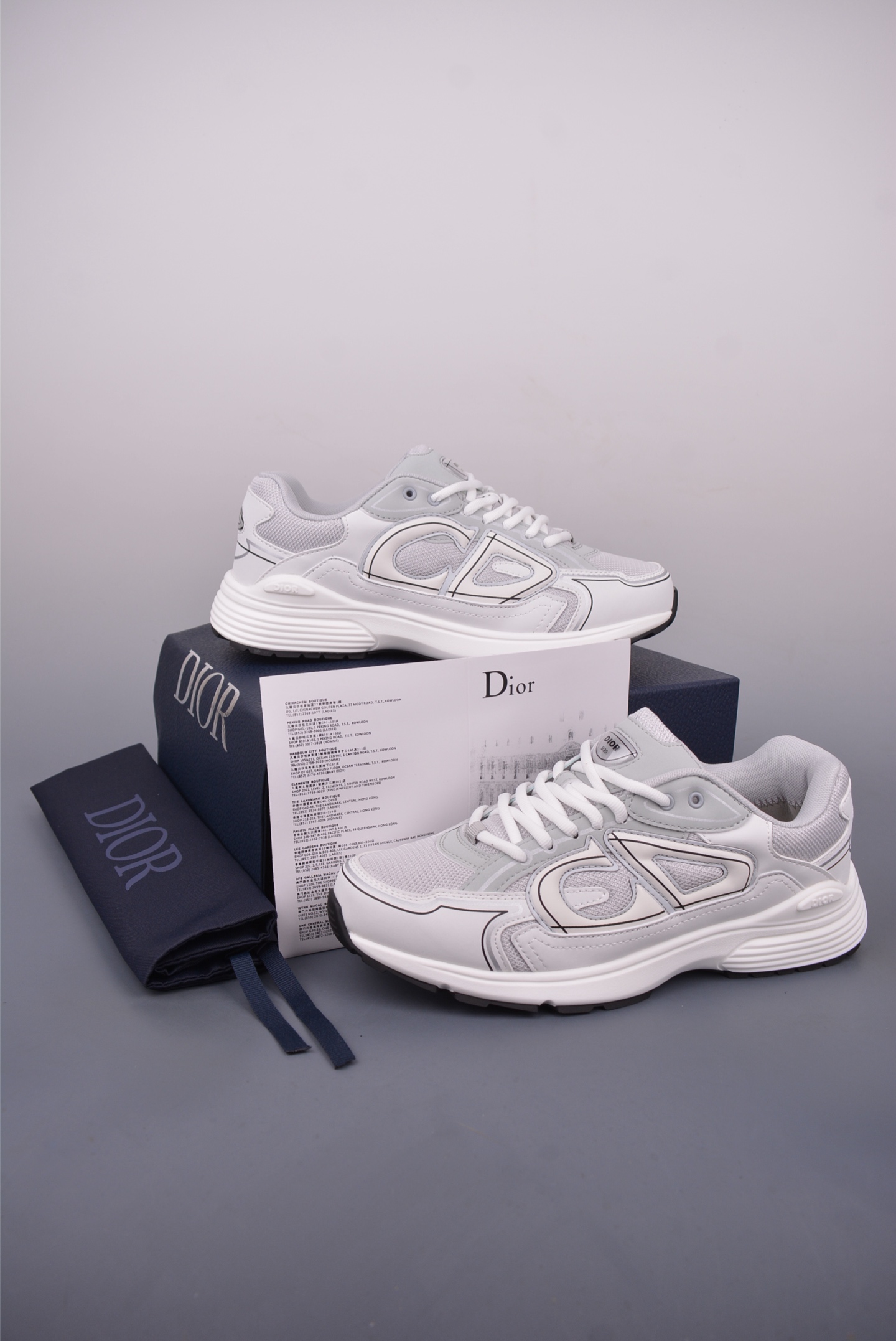 Dior x Stone Island B30 Sneakers Casual Sports Dad Shoes - Black 3 i1749167319105 5247 0 1